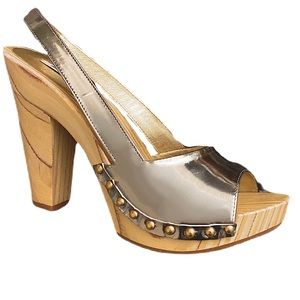 *Miu Miu Slingback Platform Sandals  New in Box